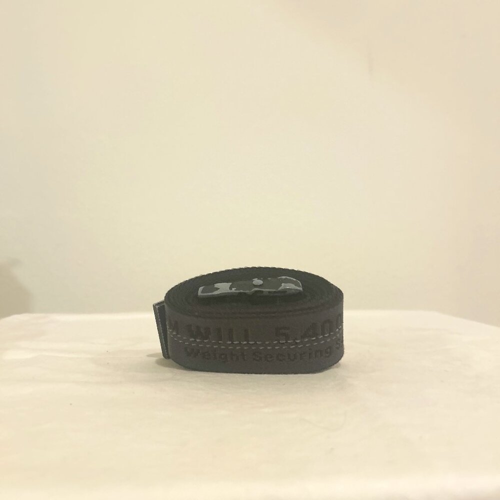 OFF-WHITE Industrial Belt SS19 - Black - Slight Buckle Wear, Excellent Co